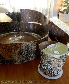 Bark Wrapped Glass Hurricane Centerpiece {simple & easy natural decor ...