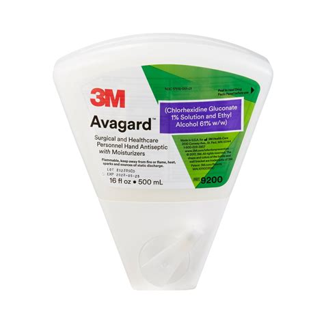 3M Avagard Waterless Surgical Scrub Hand Antiseptic With Moisturizers