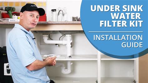 How To Install An Under Sink Water Filter Kit YouTube