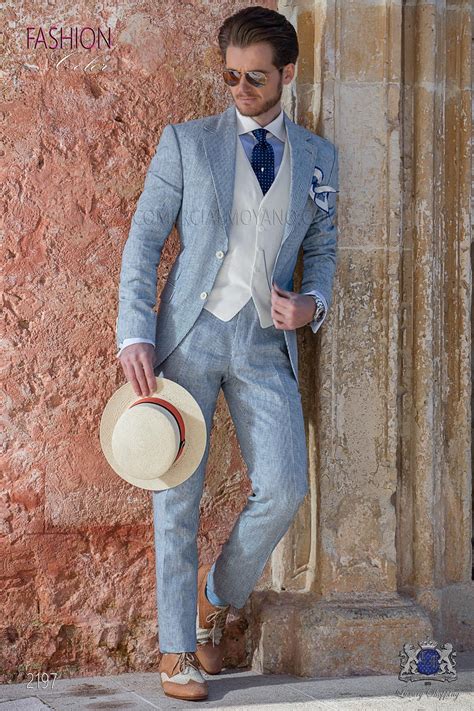 Bespoke Pure Blue Suit Mario Moreno Moyano