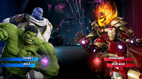 Thanos Hulk Vs Dormammu Ironman Very Hard Ai Marvelcapcom Youtube