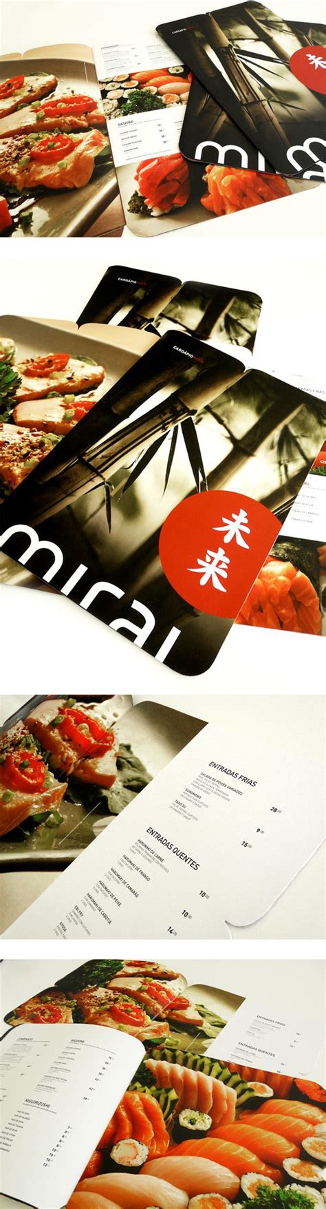 Mirai Japanese Cuisine By Thais Navarro Via Behance Japanese