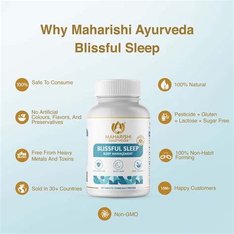 Buy MAHARISHI AYURVEDA BLISSFUL SLEEP NON HABIT FORMING SLEEPING