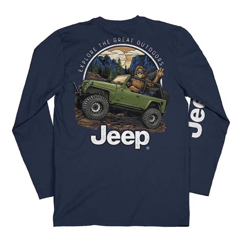 Jeep Sasquatch Long Sleeve Shirt Jedco