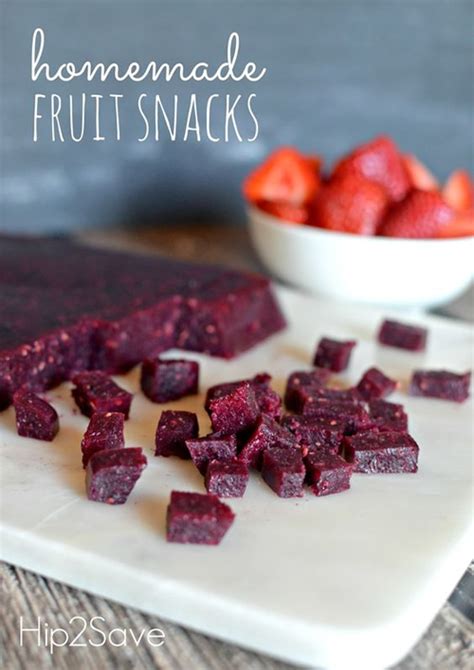 Homemade Fruit Snacks Recipe