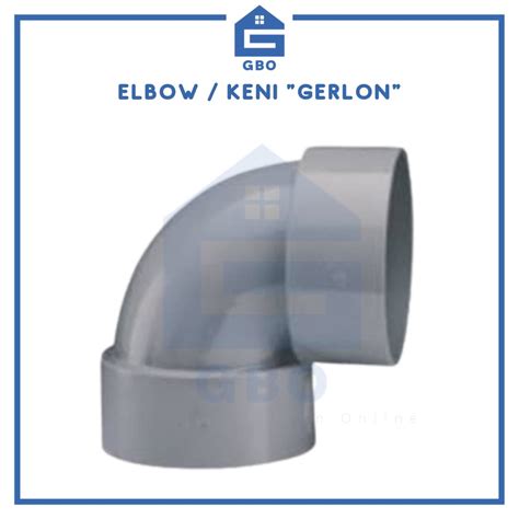 Jual Gerlon Keni Knee Inch Elbow Belokan Pipa Pvc Murah