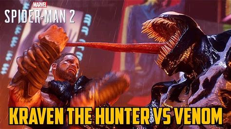 VENOM Vs KRAVEN Boss Fight Spider Man 2 Full Gameplay Part 21 YouTube