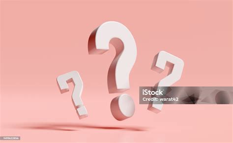 3d White Question Mark Symbol Icon Isolated On Pink Background Faq Or Frequently Asked Questions