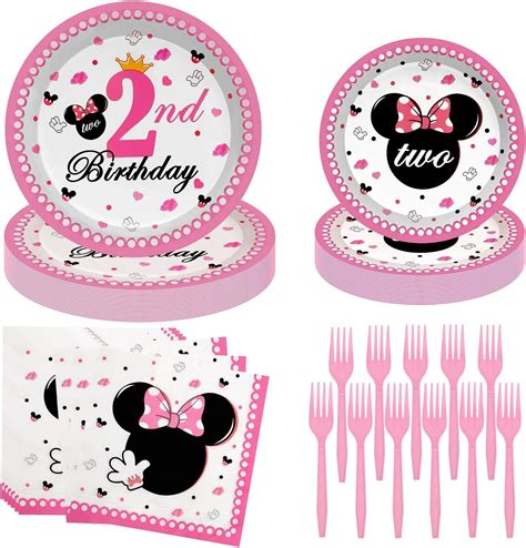 Amazon Mouse Birthday Party Supplies Pcs Twodles Birthday