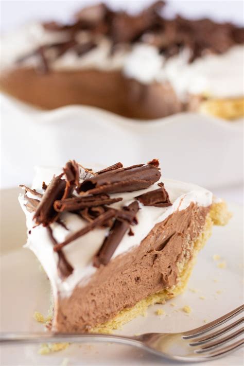 Chocolate Mousse Pie With Pudding Mix Practically Homemade Chocolate