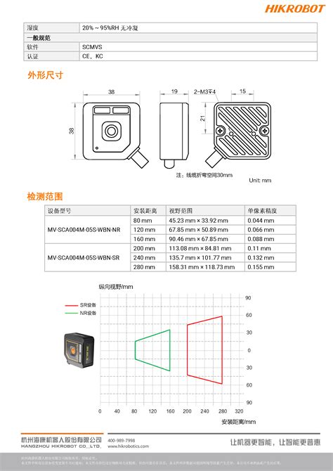 视觉传感器丨海康机器人 Mv Sca004m 80万像素黑白视觉传感器 捷利得北京自动化科技有限公司