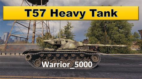 World Of Tanks T57 Heavy Highway Tank Ász 4587 dmg 8 kills