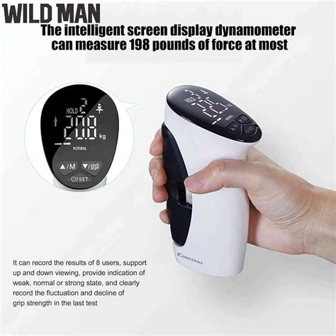 Electronic Hand Grip Trainer Rechargeable Led Digital Grips Power Strength Tester Smart Hand