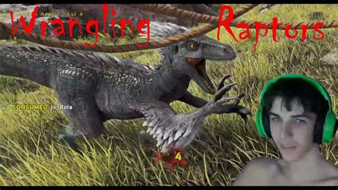 Ark Survival Evolved Episode 3 Taming Raptor Pteranodon YouTube