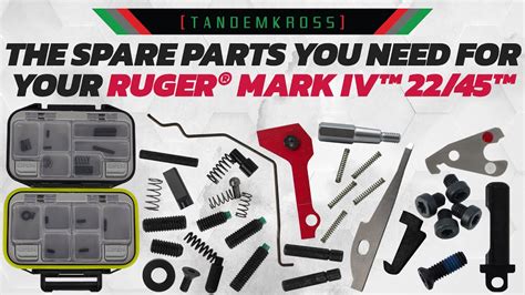 The Spare Parts You Need For Your Ruger Mark Iv Youtube