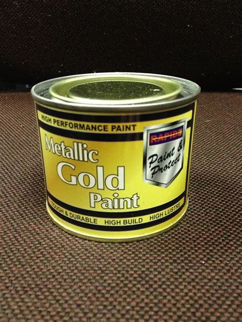 Metallic Gold Paint 180ml x 1: Amazon.co.uk: DIY & Tools