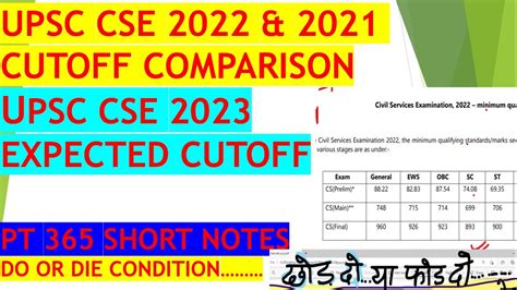 Upsc 2022 Cutoof 2nd Lowest In History Upsc Prelims 2023 Expected Cutoff Upsc Cse Cutoff