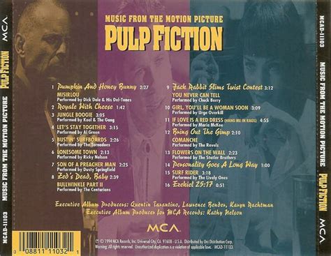 Pulp Fiction Music From The Motion Picture Novo