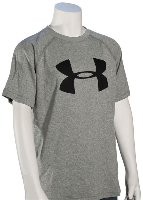 Under Armour Boys Big Logo T Shirt True Grey Heather