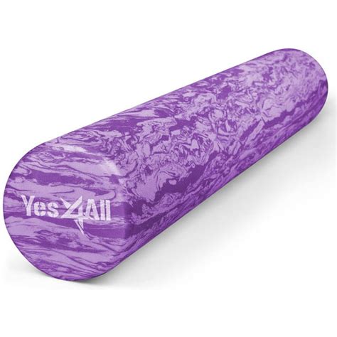 Yes4all 36inch Exercise Foam Roller Eva Clematis Marbled