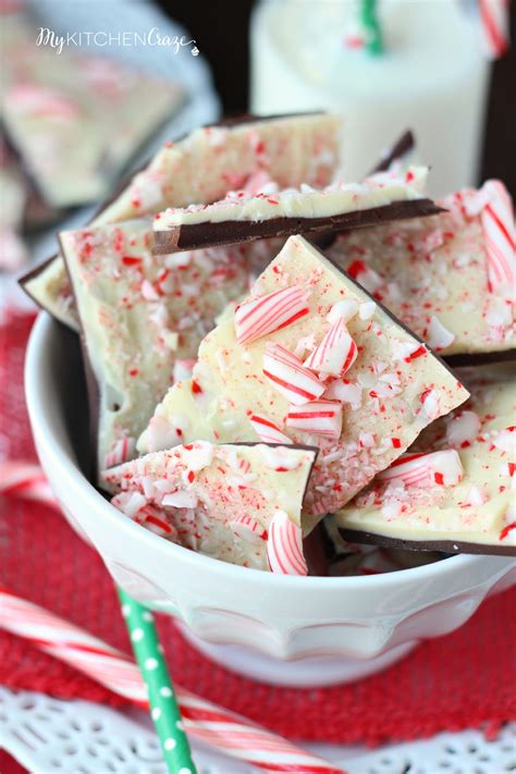 Easy Peppermint Bark My Kitchen Craze