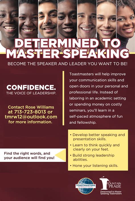 fountain  praise toastmasters international