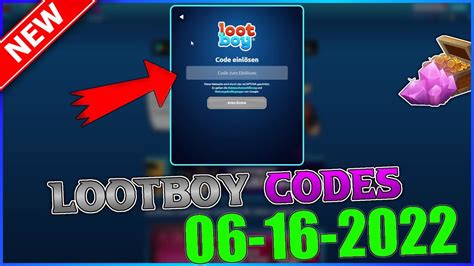 Lootboy New Codes June Redeem Code Lootboy Nuevos Codigos De