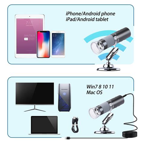 Snapklik Cainda HD 4K 3840x2160P WiFi Digital Microscope Camera