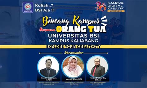 Bincang Kampus Bersama Orang Tua Bkot Ajang Silaturahmi Universitas