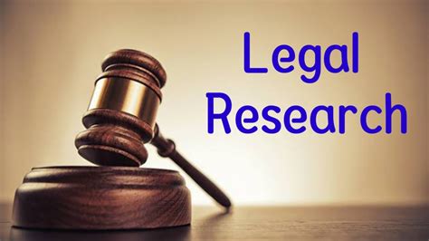 Legal Research Methodology Types Of Legal Research YouTube