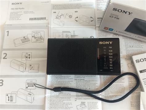 Radio Sony Icf P36 Amfm Przenośne Z Jack 35mm Mińsk Mazowiecki