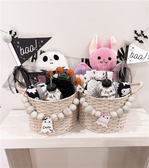 How To Make Boo Baskets For Halloween A Touch Of Pink