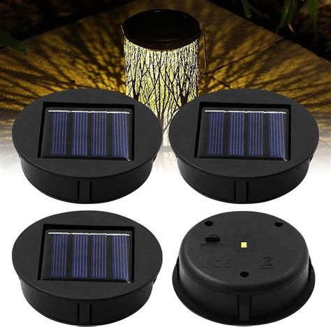 Swetup Solar Lantern Light Replacement Top Pcs Replacement Solar