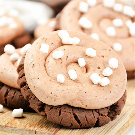 Copycat Crumbl Frozen Hot Chocolate Cookies The Soccer Mom Blog