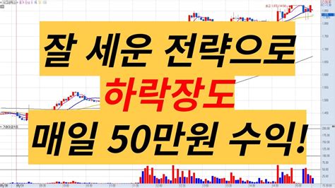 주식 단타 잘 세운 전략으로 하락장도 매일 50만원 수익 급등주 주식단타 급등주단타 단타매매법 단타검색식 단타