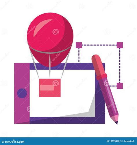 Vectors And Graphic Design Digital Tools Stock Vector Illustration Of