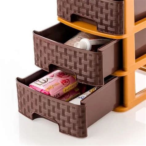 Plastic 3 Layer Foldable Modular Drawer Organizer Multipurpose Drawers