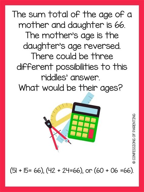 Math Riddles With Answers