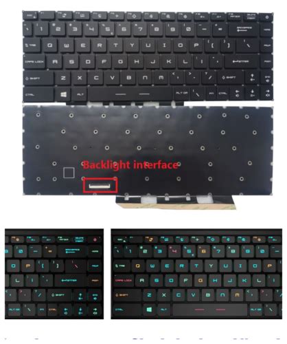 New For Msi Modern Gs Gp P Stealth Ms V Ms C C Us Rgb