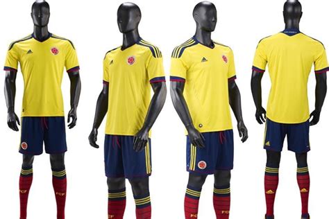 Uniformes Officiales Del Futbol Nuevo Diseño Adidas De La Seleccion Colombia