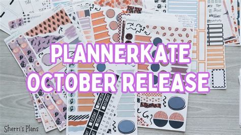 PLANNERKATE OCTOBER KIT HAUL YouTube