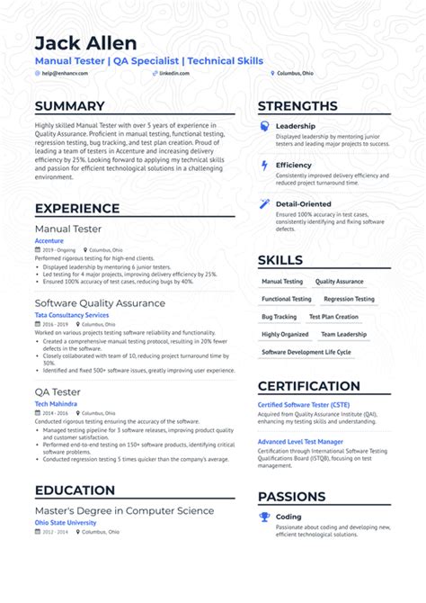 6 Manual Tester Resume Examples Guide For 2024