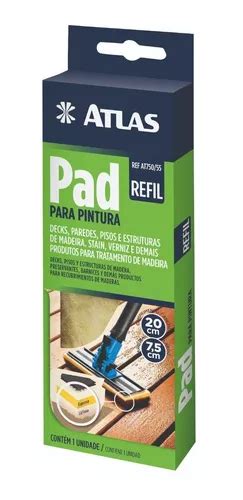 1 Refil Pad Pintura Deck Parede Piso Madeira Atlas Ztj54