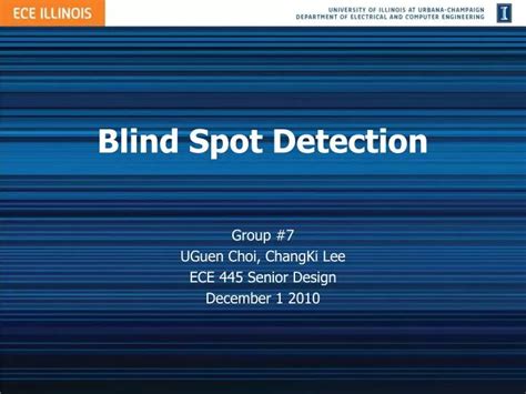 Ppt Blind Spot Detection Powerpoint Presentation Free Download Id