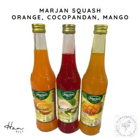 Marjan Squash Syrup Sirup Marjan Squash 450 Ml Lazada Indonesia