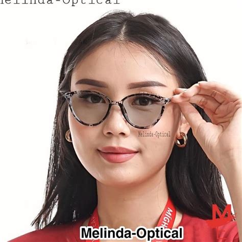 Jual R E Frame Ss Cat Eye Photocromic Anti Radiasi Bisa Minus