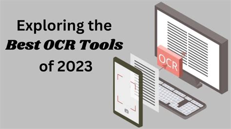 Exploring The Best Ocr Tools Of