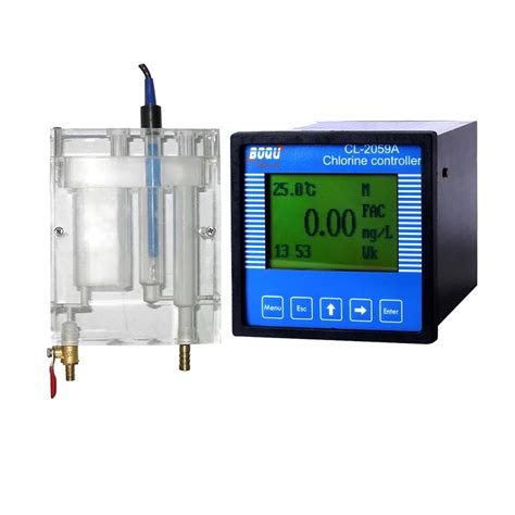 Cl 2059a Digital Online Residual Chlorine Analyzer For Swimming Pool