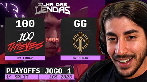 Thieves X Golden Guardians Jogo Lcs Playoffs Dia