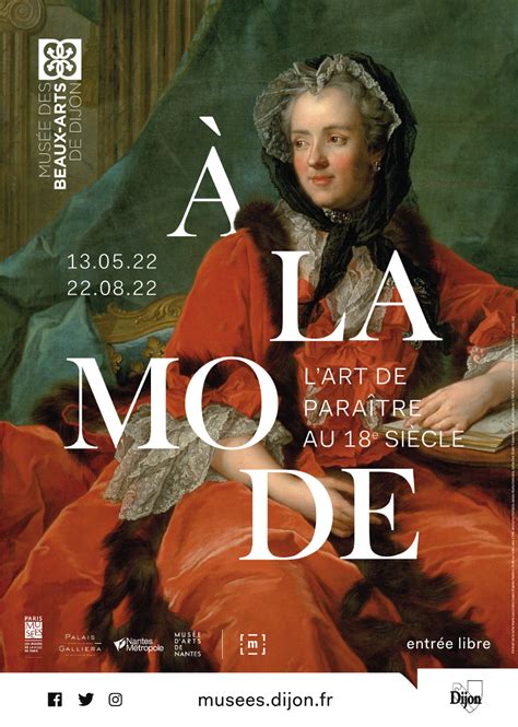 Exposition À la mode Lart de paraître au 18e siècle Musée et